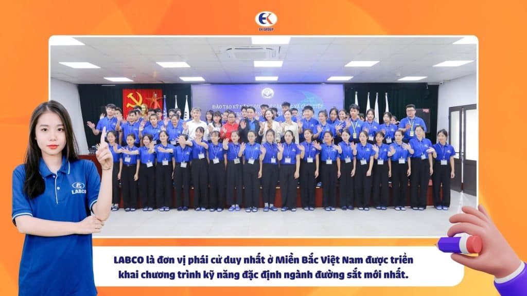 đơn vị phái cử duy nhất tại miền bắc việt nam được tổ chức chương trình đặc định ngành đường sắt