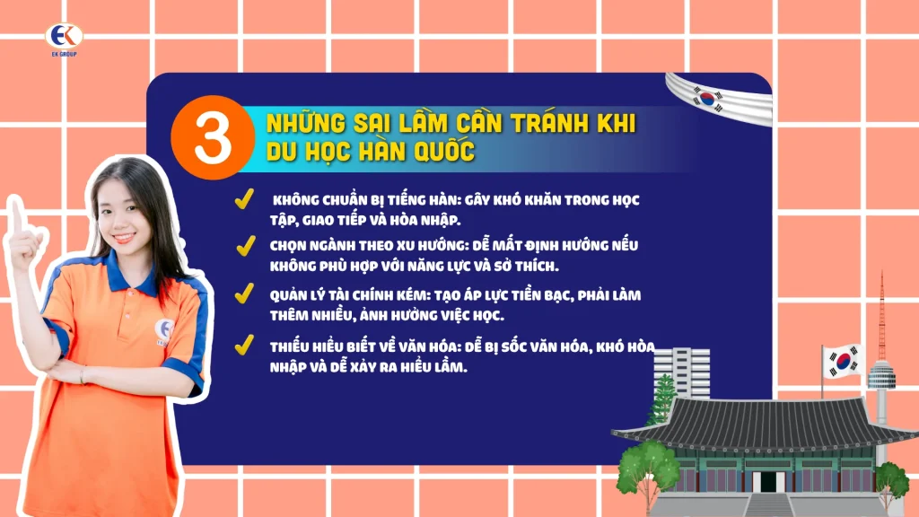Chia sẻ kinh nghiệm du học Hàn Quốc 2026: Hành trang cần chuẩn bị cho người mới