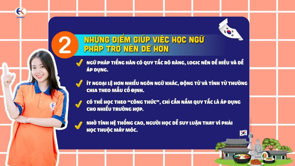 Học ngữ pháp tiếng Hàn không khó: Phương pháp giúp bạn tiến bộ nhanh chóng