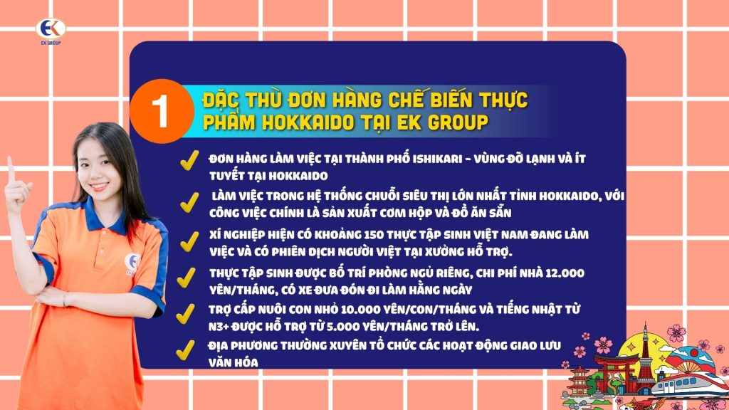 Năm 2026 có nên tham gia đơn hàng chế biến thực phẩm Hokkaido không?
