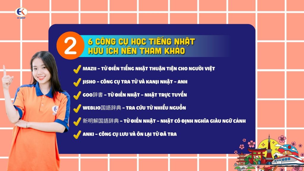 7 công cụ học tiếng Nhật hữu ích nên tham khảo