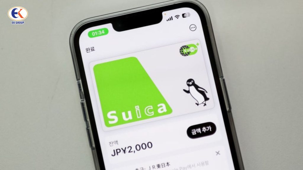 Hướng dẫn sử dụng thẻ Suica trên điện thoại tại Nhật Bản