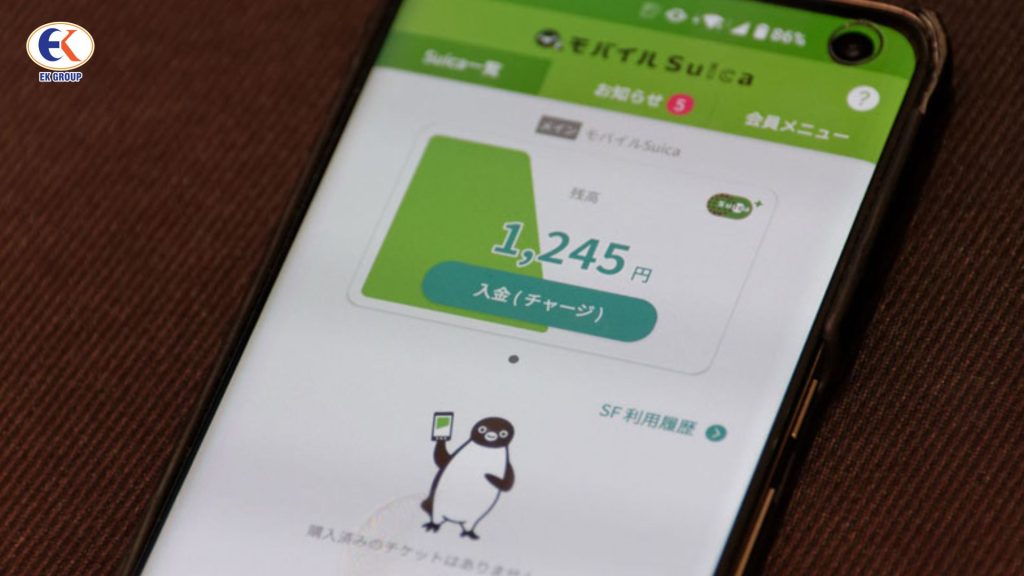Hướng dẫn sử dụng Mobile Suica trên các thiết bị