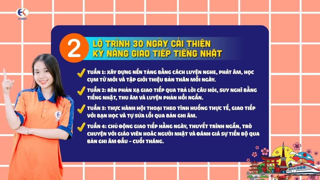 Rèn luyện kỹ năng giao tiếp tiếng Nhật hiệu quả