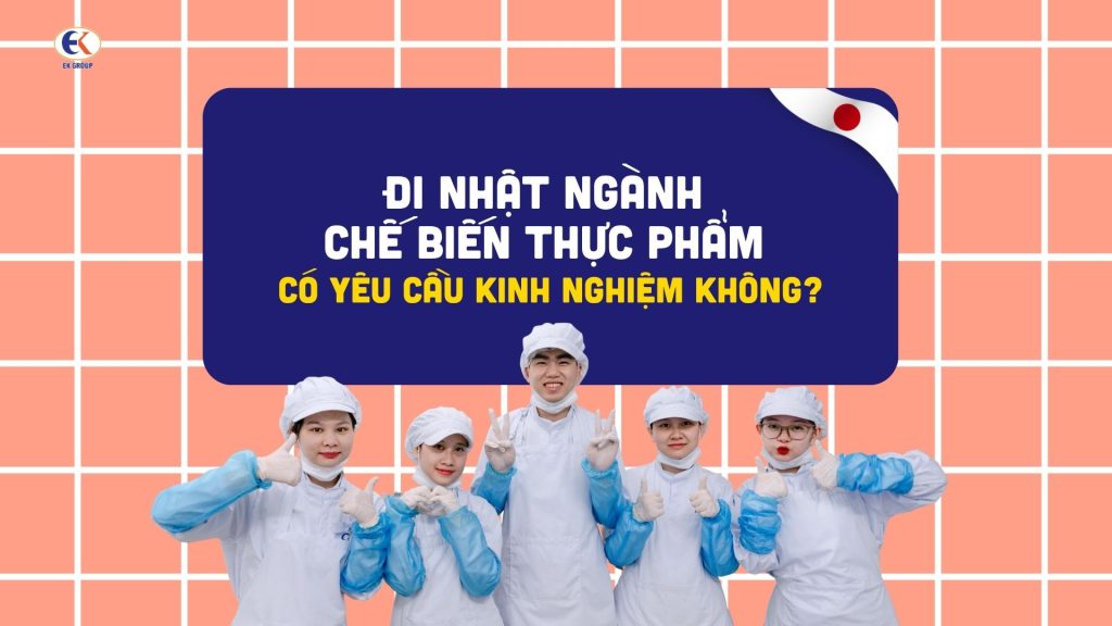 Đi Nhật ngành chế biến thực phẩm có yêu cầu kinh nghiệm không?