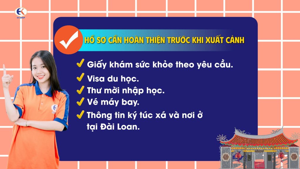 Hồ sơ cần hoàn thiện trước khi xuất cảnh