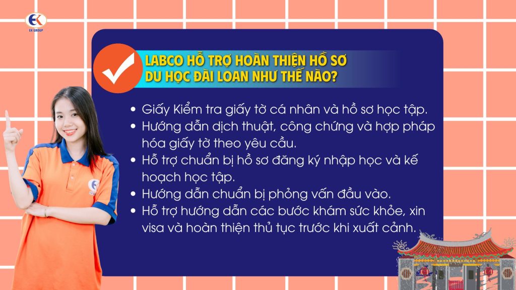 Hướng dẫn chuẩn bị hồ sơ du học Đài Loan – Doanh nghiệp tài trợ 100% học phí
