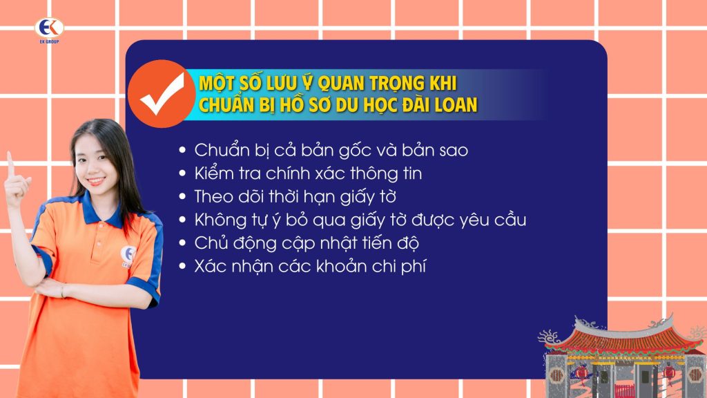 Hướng dẫn chuẩn bị hồ sơ du học Đài Loan – Doanh nghiệp tài trợ 100% học phí