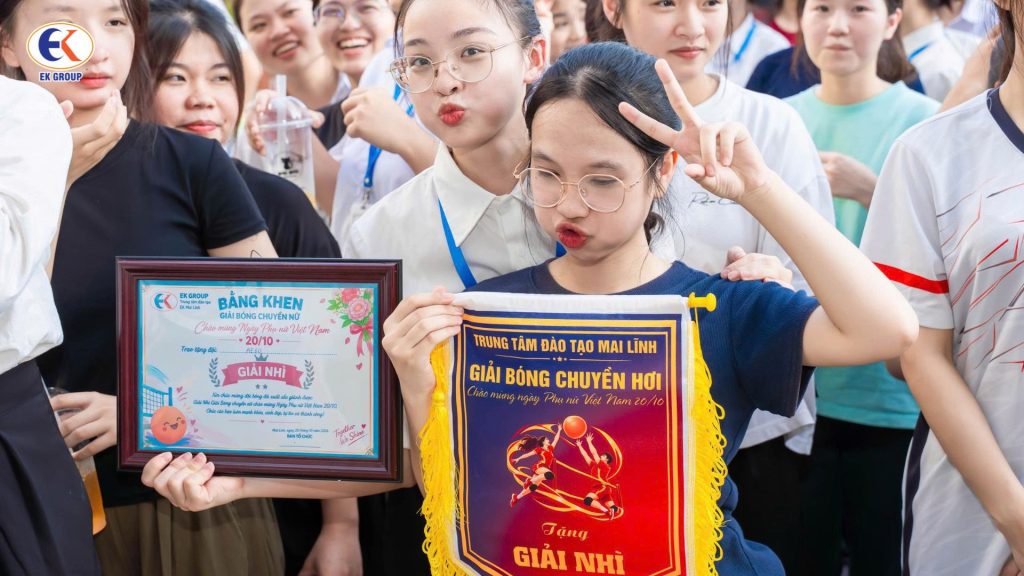 EK tổ chức hoạt động thi đấu bóng chuyền tại TTĐT Mai Lĩnh
